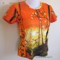 PLUM TREES In BLOOM Van Gogh JAPONISME Fine Art Print T Shirt Men's XL