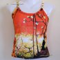 Van Gogh Shirt PLUM TREES In BLOOM Fine Art Print Japonisme TANK TOP Misses Size M Medium