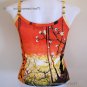Van Gogh PLUM TREES In BLOOM Fine Art Print Japonisme Shirt TANK TOP Misses Size L Large