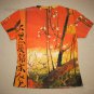 Van Gogh PLUM TREES In BLOOM Fine Art Print Japonisme Shirt Singlet TANK TOP Misses Size XL