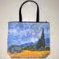 Van Gogh WHEAT FIELD with CYPRESSES Fine Art Print Shirt Singlet TANK TOP Misses L Large