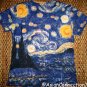 Van Gogh STARRY NIGHT Cap Sleeve Fine Art Print T Shirt Misses Size XL