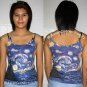 Van Gogh STARRY NIGHT Cap Sleeve Fine Art Print T Shirt Misses Size XL