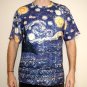 Van Gogh STARRY NIGHT Cap Sleeve Fine Art Print T Shirt Misses Size XL