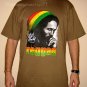 Bob Marley REGGAE Rasta Irie Dub Rastafarian Judah T-Shirt M Brown