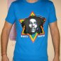 RASTA ROOTS Bob Marley REGGAE Irie Dub Rastafarian Judah T-Shirt XL Blue NWOT
