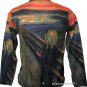 THE SCREAM Edvard Munch Fine Art Print LONG SLEEVE T Shirt Men's M Medium