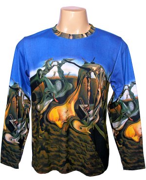 DALI Long Sleeve Art Print T Shirt DADDY LONGLEGS of the EVENING HOPE Mens XL