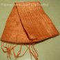 Thai Silk Fabric Scarf Shawl Hand Craft PEACH Pink Direct from Thailand