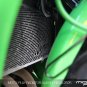 Kawasaki Ninja 250R EX250 Stainless Steel Logo Radiator Guard MOTO-PLAY TonyBKK 2008-2012