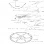 Kawasaki Ninja 250R OEM Special Edition Fairing Decal PATTERN, SIDE, COWL, UPP, FR, RH 56069-0938