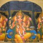 LORD GANESH Hindu God Fine Art Print LONG SLEEVE T Shirt Misses Size L Large