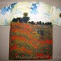 Monet Poppies at Argenteuil French Impressionist Art Print T Shirt MENS Short Sleeve M Medium