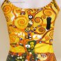 TREE of LIFE Gustav Klimt Hand Print Art Shirt Singlet TANK TOP Misses S Small