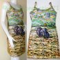 VAN GOGH Art Print Dress Misses L Large Size 12-14 PEASANT WOMEN DIGGING IN FIELD WITH SNOW