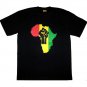 AFRICA POWER Roots Rasta REGGAE T-Shirt XL Green
