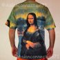MONA LISA Leonardo Da Vinci T Shirt La Joconde Fine Art Hand Print Mens XL