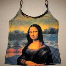 MONA LISA Leonardo Da Vinci Fine Art Print Shirt Singlet TANK TOP Misses M Medium