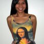 MONA LISA Leonardo Da Vinci Fine Art Print Shirt Singlet TANK TOP Misses M Medium
