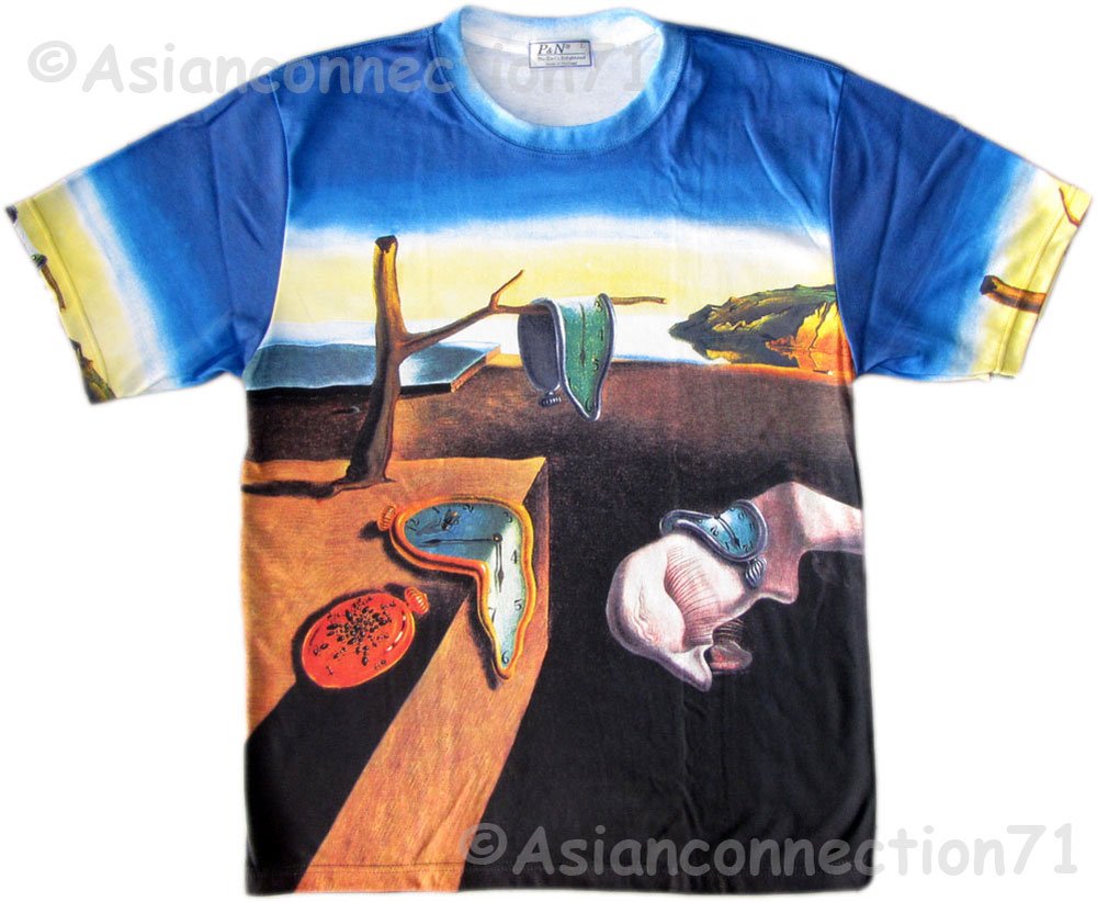 persistence of memory t shirt