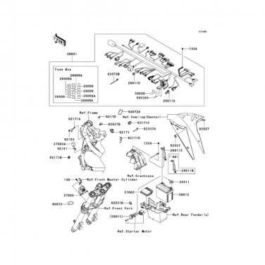 Kawasaki Relay Assembly 27002-0007 RELAY-ASSY 2008-2012