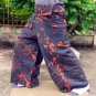 PLUS SIZE Thai Cotton Fisherman Pants Yoga Trousers Blue-Green Tie Dye XXXL