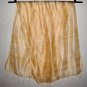 Thai Silk Fabric Scarf Shawl Wrap Hand Craft Large GOLDEN PEACH Textile