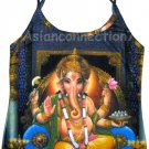 LORD GANESH Hindu Art Print Shirt TANK TOP Misses L Large