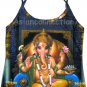LORD GANESH Hindu Art Print Shirt TANK TOP Misses L Large