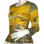 Salvador Dali DISINTEGRATION of Memory Long Sleeve Art Print Shirt Misses Size XL