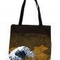 GIANT WAVE Hokusai Ukiyoe Japan Art Print Bag Purse Messenger Tote S Small