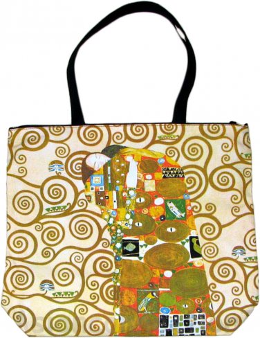 Gustav Klimt THE EMBRACE Art Bag Purse Messenger Tote L Large