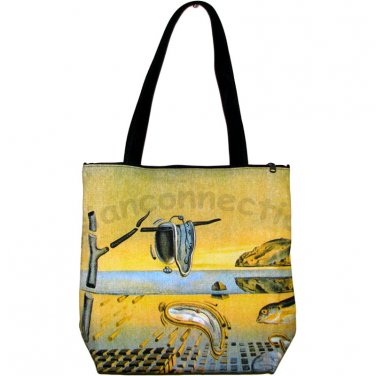 DISINTEGRATION OF MEMORY Bag Purse Tote Salvador Dali Fine Art Print S Small