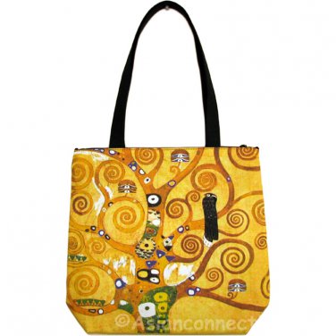 TREE OF LIFE Gustav Klimt Art Print Bag Purse Tote S Small