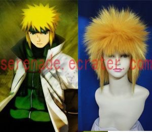 naruto Namikaze Minato Cosplay Wig