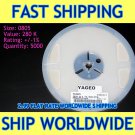 NEED A FEW, BUY A REEL - 0805 SMT SMD 280 K RESISTOR +/- 1% (500