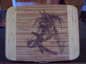 Horse Pattern - Woodburning gift