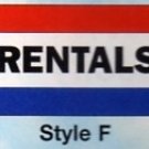 RENTALS Nylon Flag
