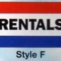 RENTALS Nylon Flag