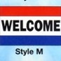 WELCOME Nylon Flag
