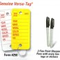 YELLOW Poly Tags #250/box