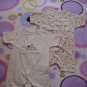 (Free shipping)Lovely unisex newborn short sleeve romper/sleep suit(bee)