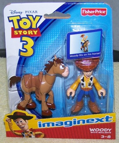 Imaginext Disney Pixar Toy Story Woody & Bullseye Figure Fisher GFT01 for sale online 