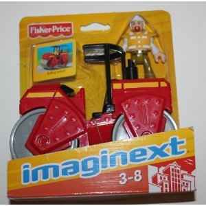 Imaginext City Red Steam Roller