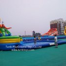 Custom Made Inflatables Beach Portable Inflatable Pool Water Park Slides For Kids And Adults
