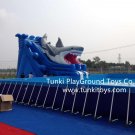 Commercial Kids Inflatable Water Park Equipment With Pool Slides