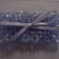 WRIST CORSAGE Light Blue Gem    Free shipping