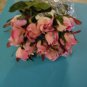 Lark Silk  Flowers  1 Doz.  Rose Bud Stems  Pink