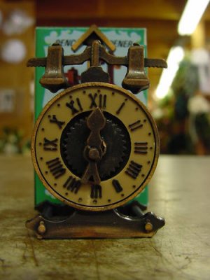 Die Cast pencil Sharpener Clock
