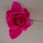 12   Open Fushsia  Rose Wedding Flowers Corsage